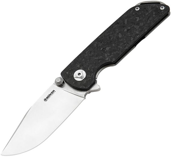 Boker Sherman EDC Framelock Carbon Fiber MagnaCut