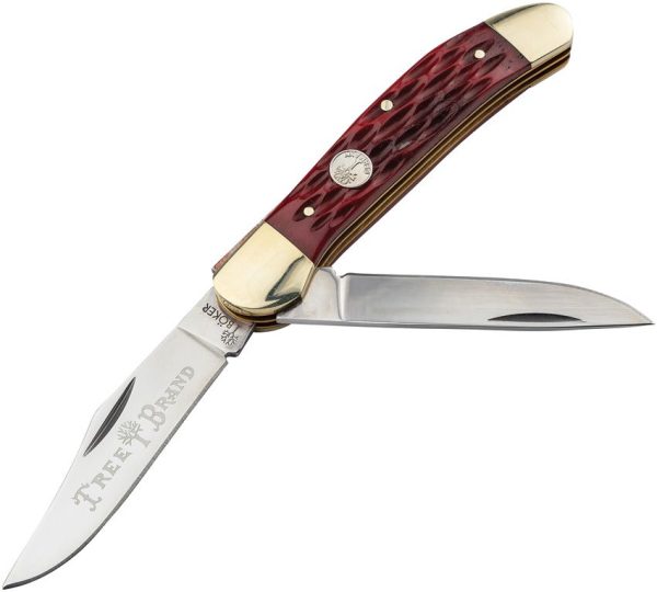 Boker Copperhead Red Bone Two-Blade Knife