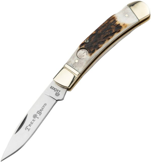 BO110819ST.jpg Boker Gentleman's Lockback Stag Single Blade Knife
