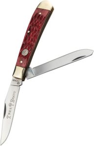 Boker Tree Brand Trapper Red Bone Stainless Knife
