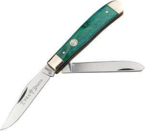 BO110829.jpg Boker Trapper Green Bone D2 Two-Blade Knife