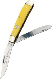 Boker Tree Brand Trapper Yellow Delrin