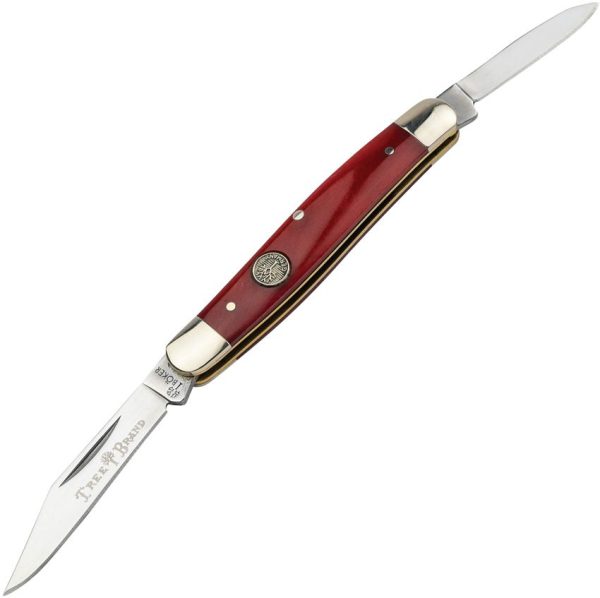 Boker Small Pen Red Bone Traditional Knife