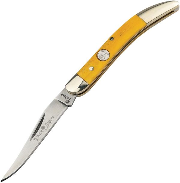 Boker Toothpick Yellow Bone Traditional Knife