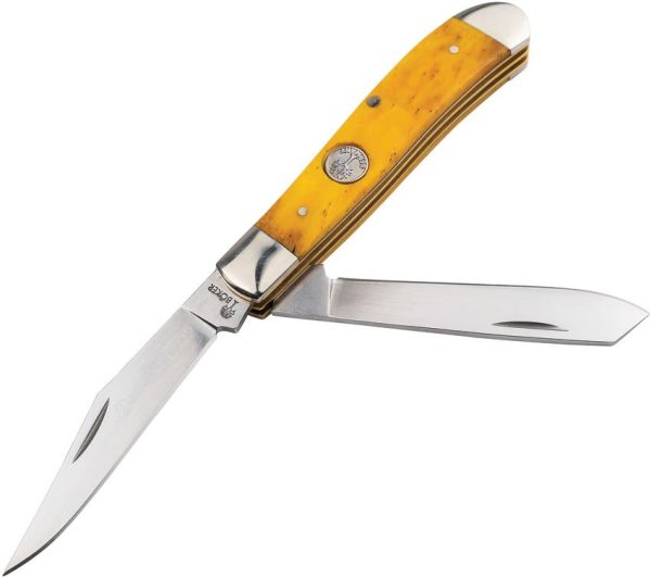 Boker Mini Trapper Yellow Bone Slip Joint