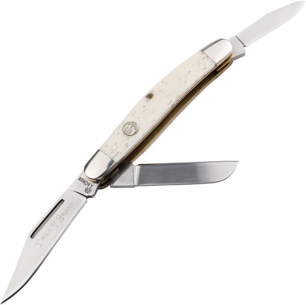 Boker Trad Series Stockman White Bone D2 Folding Knife