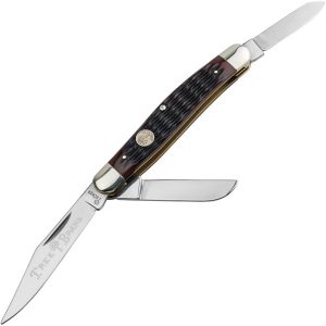Boker Lg Stockman Jig Brown Bone D2 Folding Knife