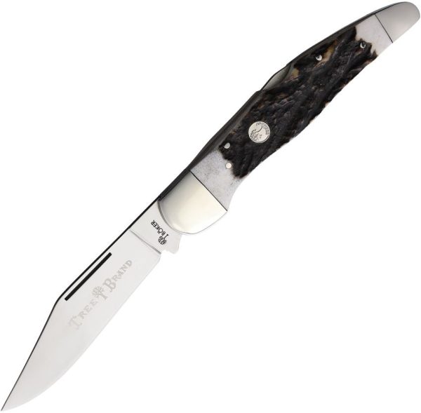 Boker TS 2.0 Folding Hunter Stag D2 Steel