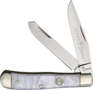 BO110875.jpg Boker Trapper Faux MOP Folding Knife - D2 Mirror Finish