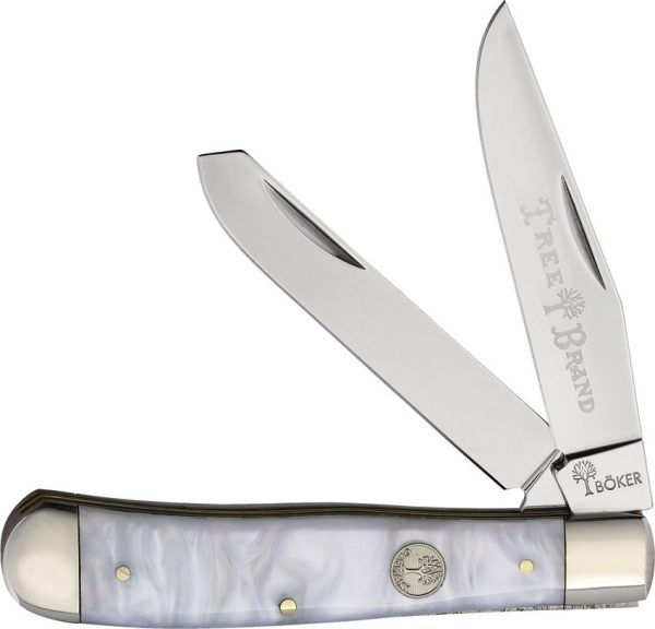 BO110875.jpg Boker Trapper Faux MOP Folding Knife - D2 Mirror Finish