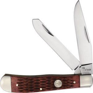 BO110881.jpg Boker Trapper Carbon Brown Bone - 1095HC Steel