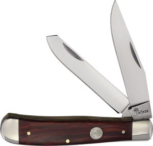 Boker Trapper Rosewood - 1095HC Clip Spey Blade