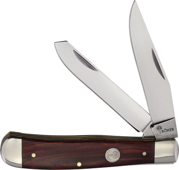 Boker Trapper Rosewood - 1095HC Clip Spey Blade