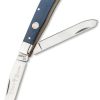 Boker Treebrand Trapper Blue Canvas Micarta D2
