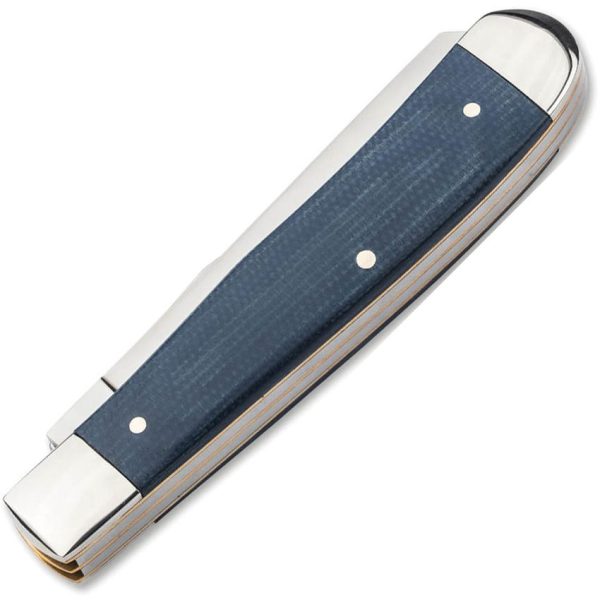 Boker Treebrand Trapper Blue Canvas Micarta D2