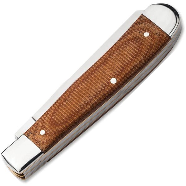 Boker Treebrand Trapper Brown Canvas Micarta D2