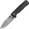 Boker Tiger Damast Framelock Black Micarta