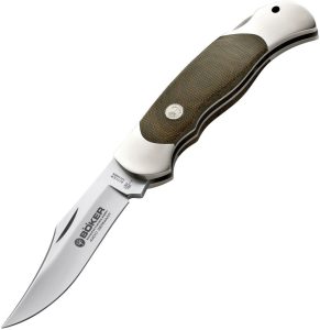 BO113005.jpg Boker Optima Lockback Green Canvas Micarta