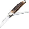 Boker Folding Hunter Double Lockback Stag
