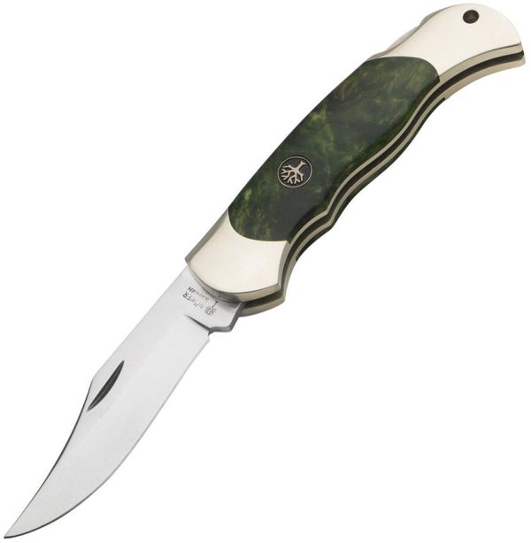 Boker Boy Scout Lockback Green - N690 Clip