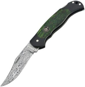 BO118119DAM.jpg Boker Junior Scout Lockback Damascus - G10 Green