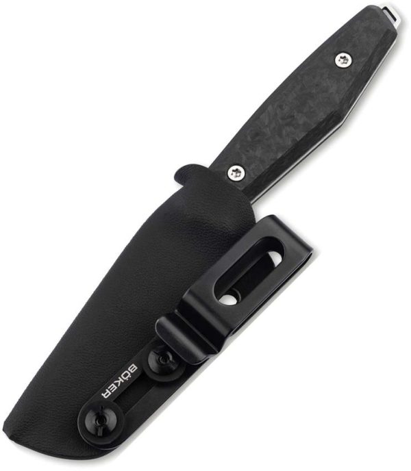BO124501_add_01.jpg Boker AK1 Fixed Blade Tanto - MagnaCut Carbon Fiber