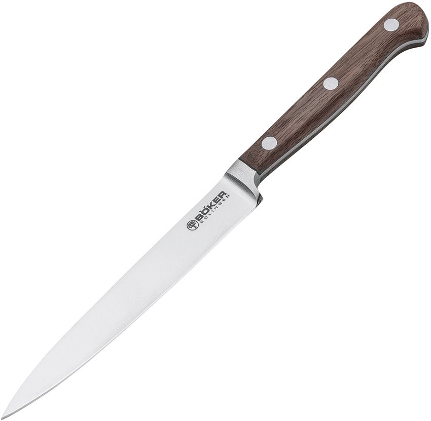 Boker Heritage Utility Knife 4.75" X50CrMoV15 Walnut