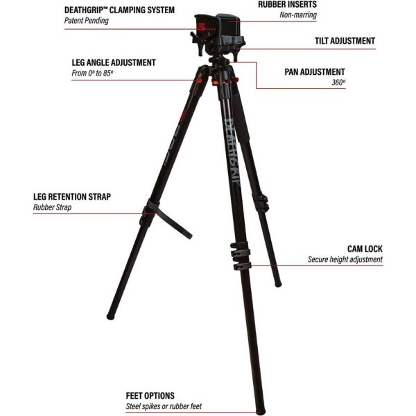 BOG Death Grip Tripod Aluminum Adjustable
