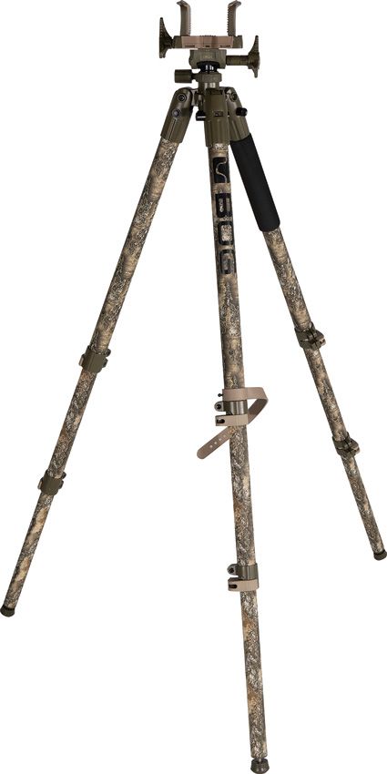 BOG Death Grip Tripod RealTree Camo Shooting Rest 59"