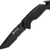 Donges Basic Tactical Linerlock - Black Tanto