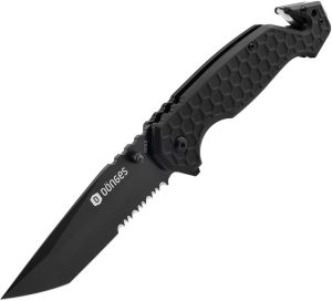 Donges Basic Tactical Linerlock - Black Tanto