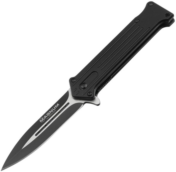 Boker Magnum Intricate A/O Linerlock - Black Aluminum