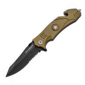 Boker Magnum Army Rescue 42 Linerlock - Gold