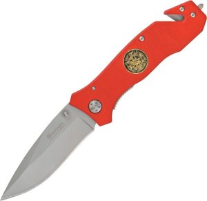 Boker Magnum Fire Dept Linerlock - Red Aluminum