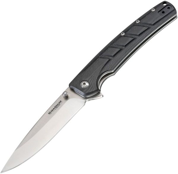 Boker Magnum Gatto Nero Linerlock - Black G10