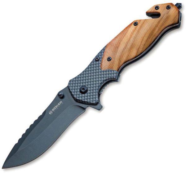 Boker Magnum Blomkvist Linerlock - Olive Wood