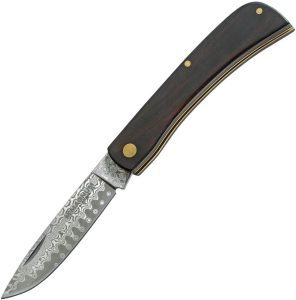 Boker Magnum Rangebuster Slip Joint Damascus - Ebony