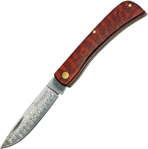 Boker Magnum Rangebuster Slip Joint Damascus - Snakewood