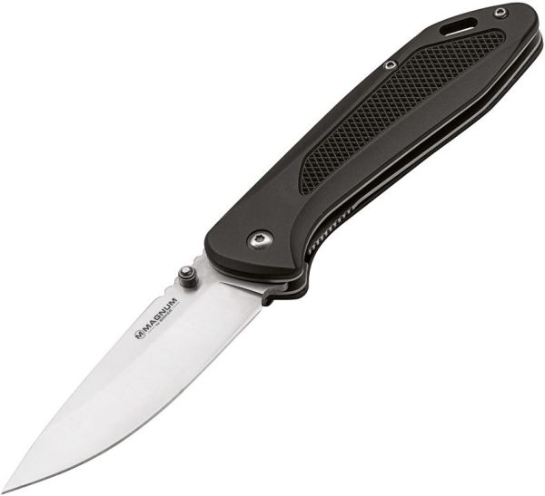 BOM01RY302.jpg Boker Magnum Advance Linerlock - Black Checkered