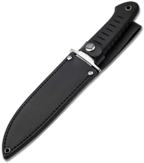 Boker Magnum Sledgedog Fixed Blade - Black TPR Handle