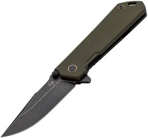 BOP01BO164.jpg Boker Plus Kihon Framelock A/O - D2 Green G10