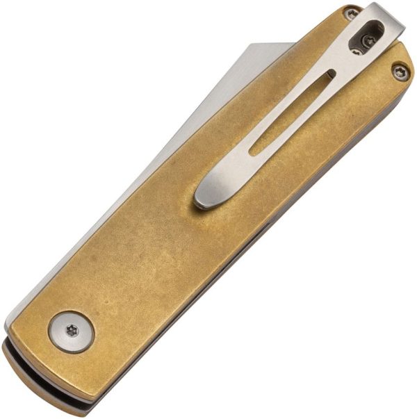Boker Plus Tenshi Linerlock Modified Tanto Brass