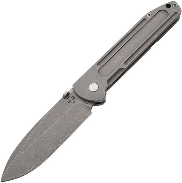BOP01BO384.jpg Boker Plus Evade Framelock D2 Stonewash Stainless