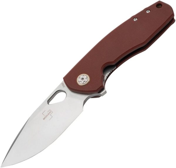 Boker Plus Little Friend Linerlock CPM S35VN Red G10