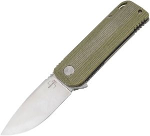 BOP01BO386.jpg Boker Plus Baba Yaga Linerlock - M390 Green Micarta