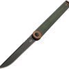 Boker Plus Kaizen Linerlock - D2 Green Micarta