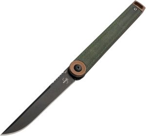 BOP01BO391.jpg Boker Plus Kaizen Linerlock - D2 Green Micarta