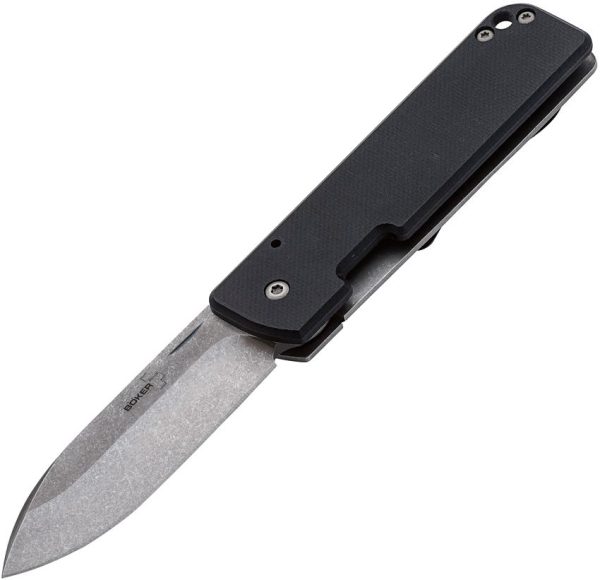 BOP01BO465.jpg Boker Plus Lancer 42 Framelock G10 - D2 Stonewash