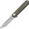Boker Plus Cataclyst Framelock Damascus - Green Micarta