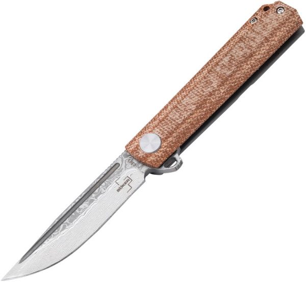 BOP01BO479DAM.jpg Boker Plus Cataclyst Flipjoint Damascus - Brown Micarta